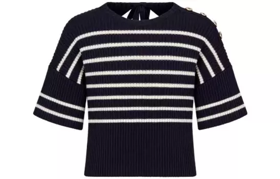 Трикотаж женский темно-синий Dior