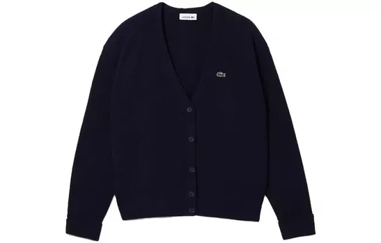 Трикотаж женский темно-синий Lacoste