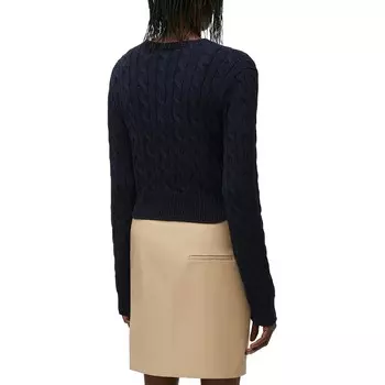 Трикотаж женский темно-синий Loewe