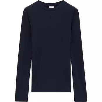 Трикотаж женский темно-синий Loewe