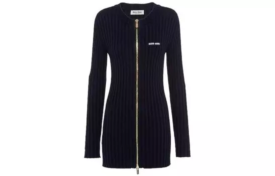 Трикотаж женский темно-синий Miu Miu