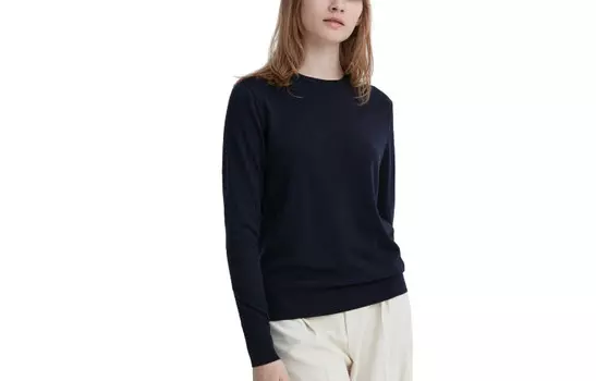 Трикотаж женский темно-синий Uniqlo