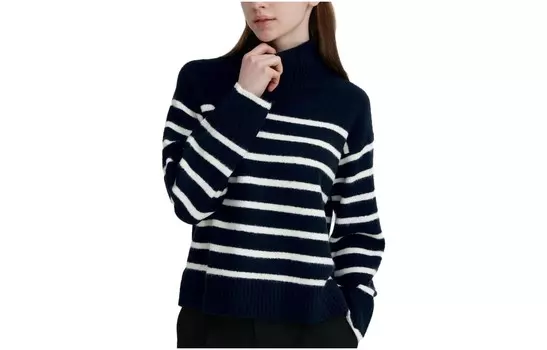 Трикотаж женский темно-синий Uniqlo