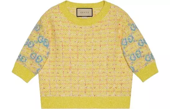 Трикотаж женский желтый Gucci