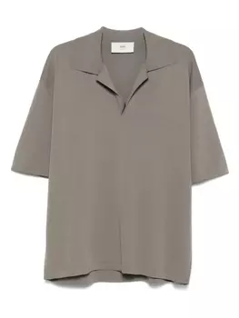 Трикотажная футболка AMI Paris, серый