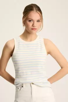 Трикотажная футболка без рукавов Harbour Joules, синий