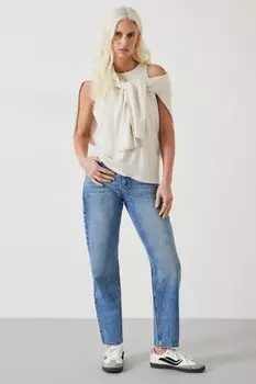 Трикотажная футболка без рукавов Jada тонкой вязки Hush, белый