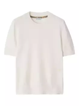 Трикотажная футболка EKD BURBERRY, белый