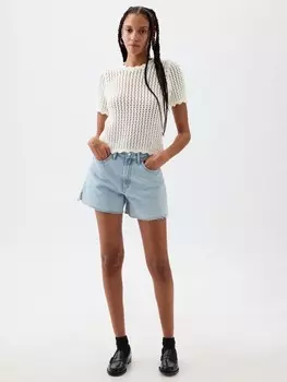 Трикотажная футболка Gap, белый