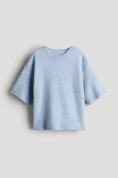 Трикотажная футболка H&M, голубой