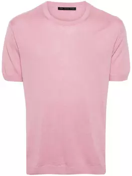 Трикотажная футболка Low Brand, розовый