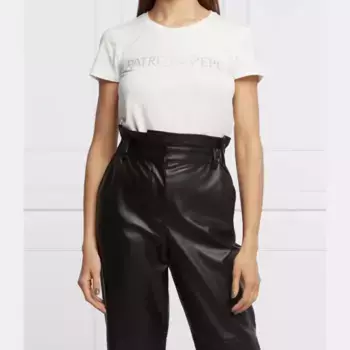 Трикотажная футболка обычного кроя Patrizia Pepe, белый