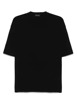 Трикотажная футболка Roberto Collina, черный