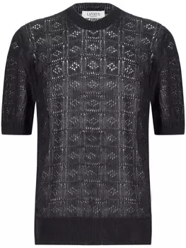 Трикотажная футболка с длинными рукавам Laneus, черный