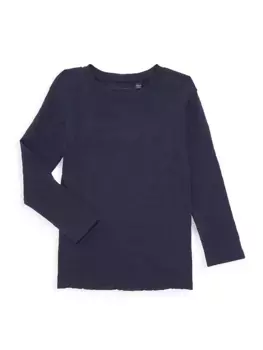 Трикотажная футболка с длинными рукавами для малышей и маленьких детей Atm Anthony Thomas Melillo, цвет midnight