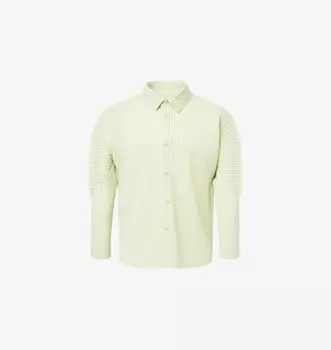 Трикотажная футболка с длинными рукавами Mc november Homme Plisse Issey Miyake, зеленый