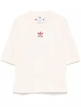 Трикотажная футболка с короткими рукавами Adidas x Wales Bonner, белый
