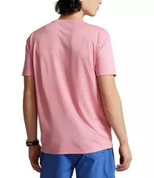 Трикотажная футболка с короткими рукавами Polo Ralph Lauren Big & Tall Performance, розовый