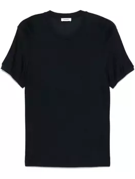 Трикотажная футболка SANDRO, синий