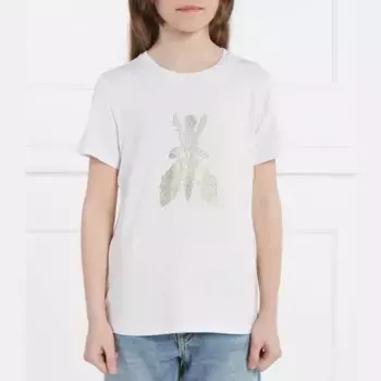 Трикотажная футболка стандартного кроя Patrizia Pepe, белый