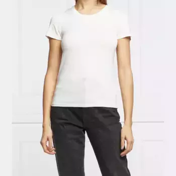 Трикотажная футболка стандартного кроя Patrizia Pepe, белый