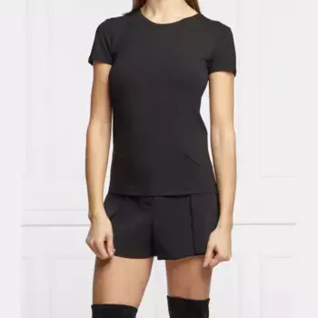 Трикотажная футболка стандартного кроя Patrizia Pepe, черный