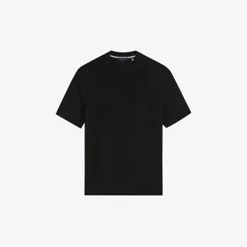 Трикотажная футболка стандартного кроя с короткими рукавами Senti Ted Baker, черный
