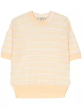 Трикотажная футболка в полоску AERON, желтый