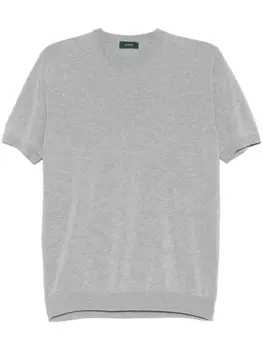 Трикотажная футболка Zanone, серый