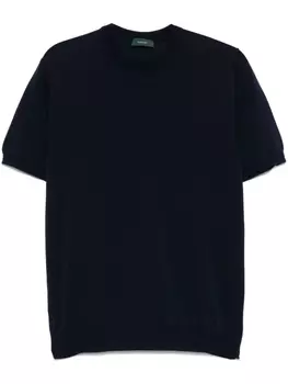 Трикотажная футболка Zanone, синий