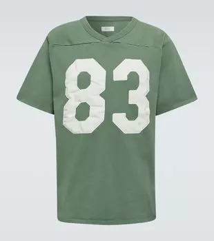 Трикотажная хлопковая футболка ERL, зеленый