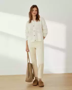 Трикотажная куртка Ccaja Southern Cotton, цвет Blanco Roto