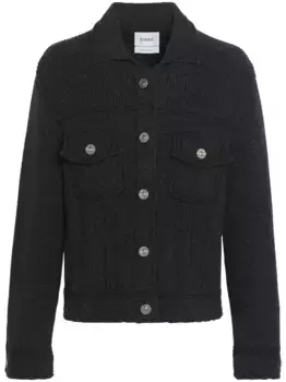 Трикотажная куртка-рубашка Barrie, черный
