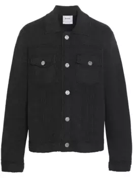 Трикотажная куртка-рубашка Barrie, черный