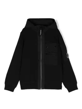 Трикотажная куртка U16 C.P. Company Kids, черный