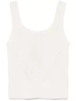 Трикотажная майка Ermanno Scervino, белый