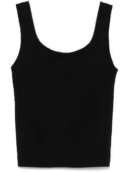 Трикотажная майка Ermanno Scervino, черный