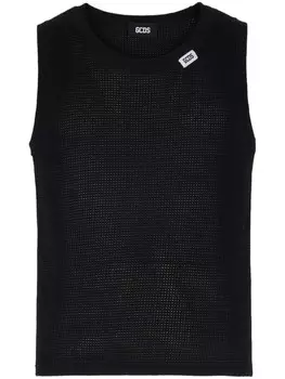 Трикотажная майка GCDS, черный