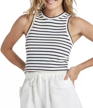 Трикотажная майка в полоску Splendid Whitney, белый