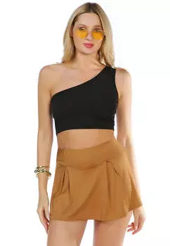 Трикотажная мини-юбка London Rag, хаки