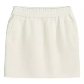 Трикотажная мини-юбка Max Mara, белый