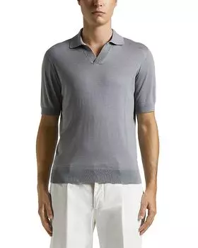 Трикотажная поло Peserico, серый