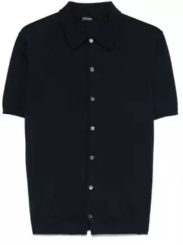 Трикотажная рубашка Cenere GB, синий