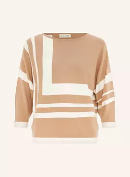 Трикотажная рубашка geri с рукавом 3/4 Phase Eight, цвет CAMEL/ECRU