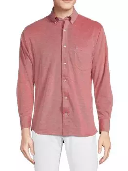 Трикотажная рубашка из микро пике Tailorbyrd, цвет Burgundy