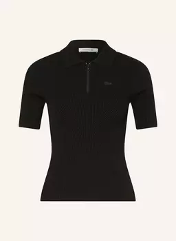 Трикотажная рубашка Lacoste, черный