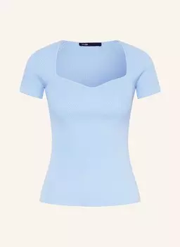 Трикотажная рубашка Maje, голубой