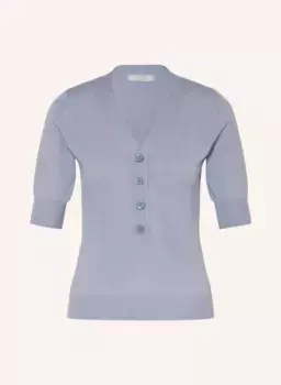 Трикотажная рубашка pepsi из шелка Maxmara Leisure, синий