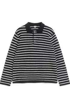 Трикотажная рубашка поло Arket, синий