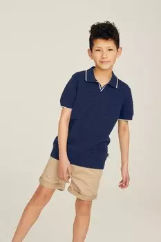 Трикотажная рубашка-поло Baker by Ted Baker, синий